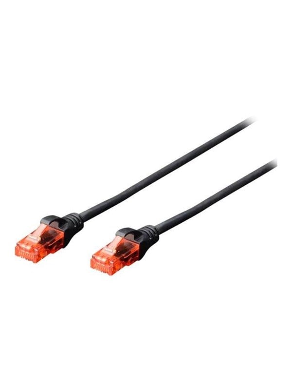 DIGITUS Professional patch cable - 2 m - black - Schwarz - 2m