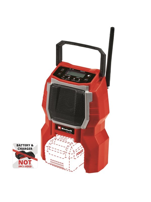 Einhell Cordless Radio TC-RA 18 Li BT - Solo