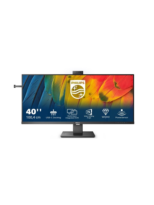 Image of 40" Philips 5000 Series - 3440x1440 (UWQHD) - 120Hz - IPS - 100W USB-C - KVM switch