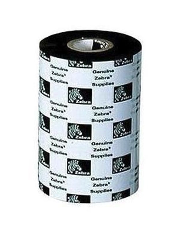 Zebra 1600 Economy Wax - 18-pack - black - print ribbon