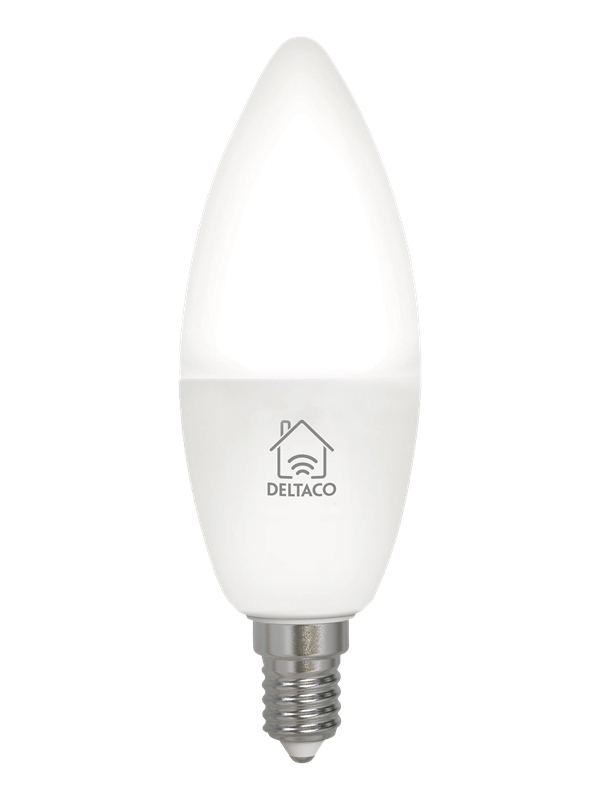 Deltaco SMART HOME LED light E14 WiFI 45W 2700K-6500K dimmable