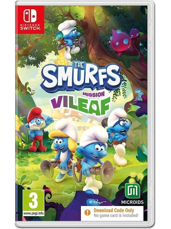 The Smurfs: Mission ViLeaf (Code in a Box) - Nintendo Switch - Platformer - PEGI 3
