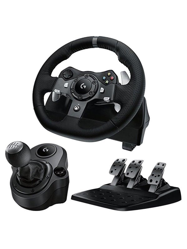 Logitech G920 Driving Force + Driving Force Shifter Bundle - Wireless Wheel, gamepad and pedals set - Microsoft Xbox One