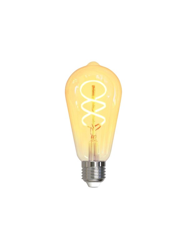 Deltaco SMART HOME - LED filament light bulb - shape: ST64 - E27 - 5.5 W - white light - 1800-6500 K