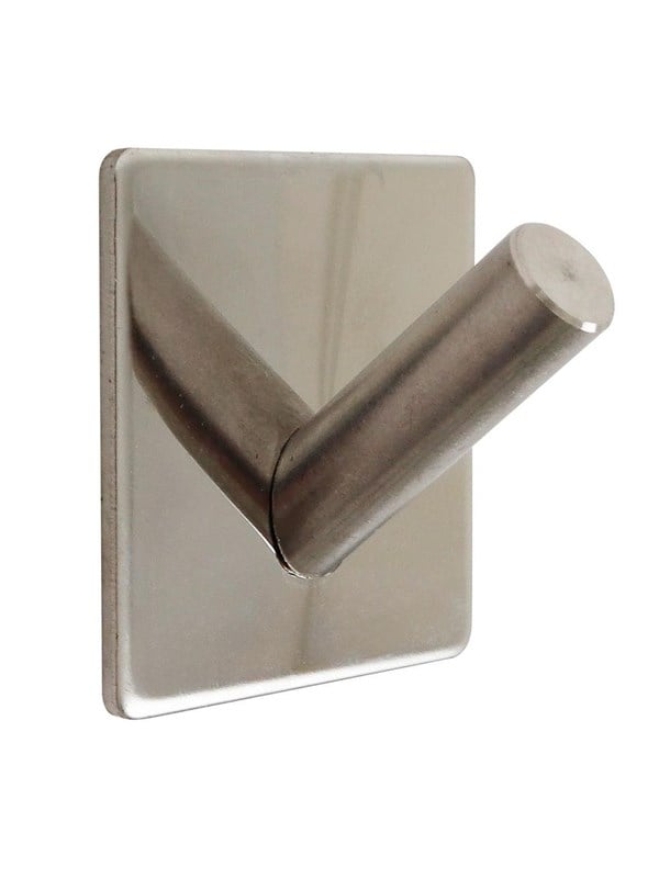 Home>it Self-Adhesive Single Hook 4 x 4 cm Chrome