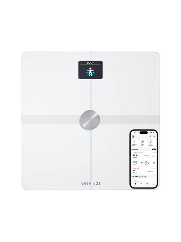 Withings Analysewaage Body Smart - Weiß Weiß