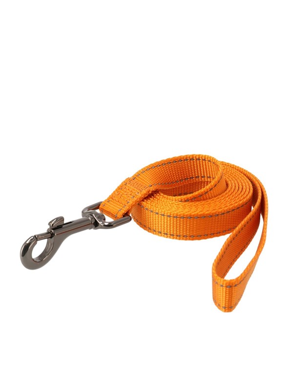 Dogman Iris Nylon-Hundeleine Orange L 25mmx180cm