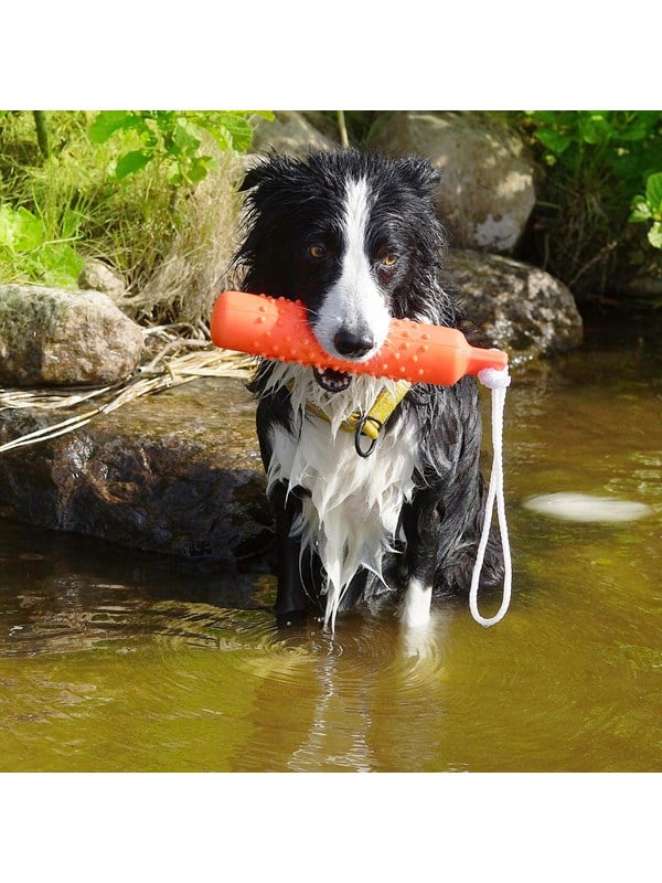 Dogman Duie Schwimmendes Gummispielzeug zum Apportieren Groß 28cm