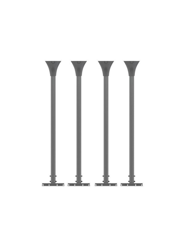 Multibrackets M Pro Series mounting component - for enclosure - kit - black - Max - recommended for 75"/98"