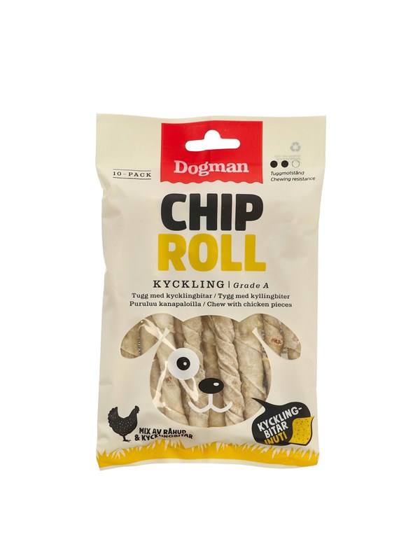 Dogman Chicken Chip roll chicken 10p