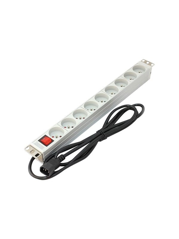 DIGITUS 9-Port - 1U - Aluminum PDU