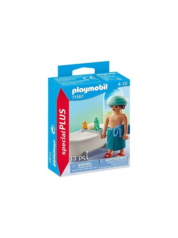 Playmobil Mann in der Badewanne