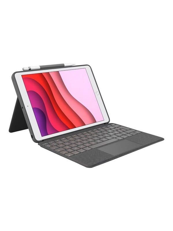 Logitech Combo Touch for iPad 10.9" (10th gen) - Oxford Grey - FR - Tastatur & Folio-Set - Französisch - Grau