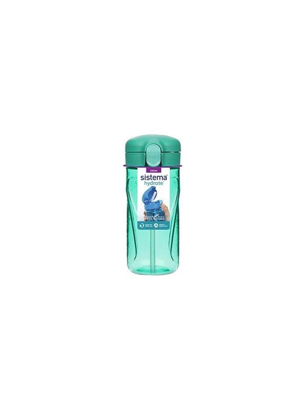 Image of Sistema TRITAN QUICK FLIP BOTTLE 520 ml - Teal
