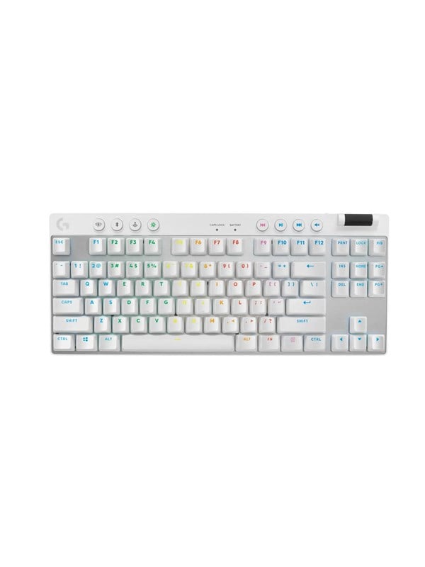 Logitech G PRO X TKL - Logitech GX Brown (Tactile) - Tactile - Gaming Tastaturen - ohne Numpad - Deutsch - Weiss