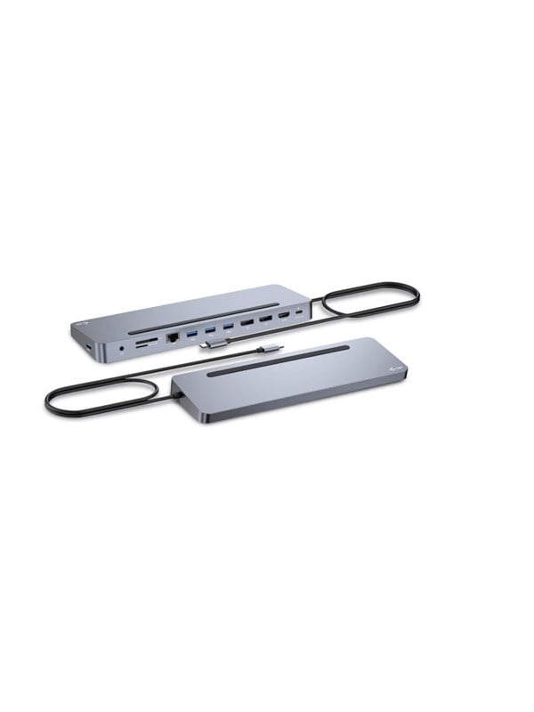 I-Tec Dockingstation Usb-C 3X Externe 4K Monitore + Power Delivery 100W Ergonomisch Metall - Bild 7