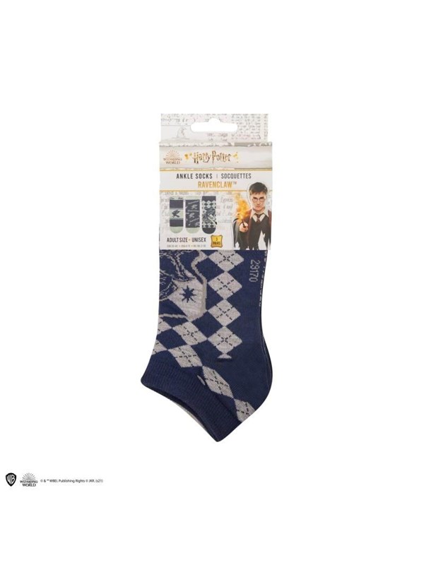 Harry Potter - Socks Set of 3 - Ankle - Ravenclaw - 35 - 45 - Socken