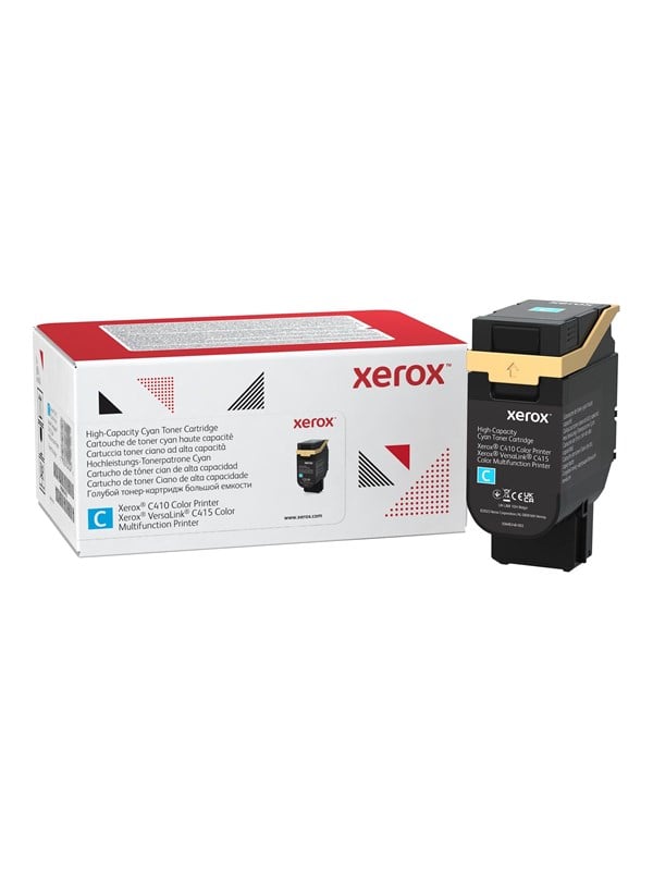 Xerox - high capacity - cyan - original - toner cartridge - Use and Return