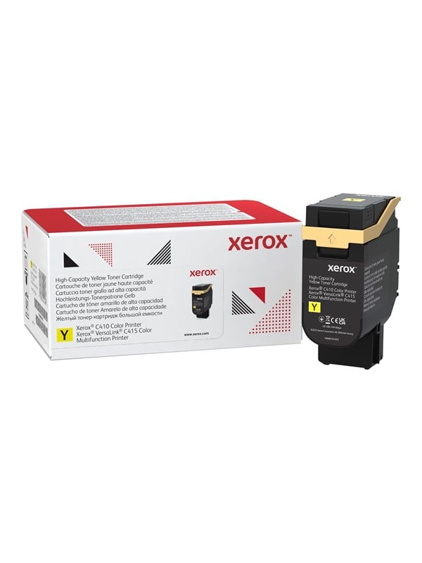 Xerox - high capacity - yellow - original - toner cartridge - Use and Return