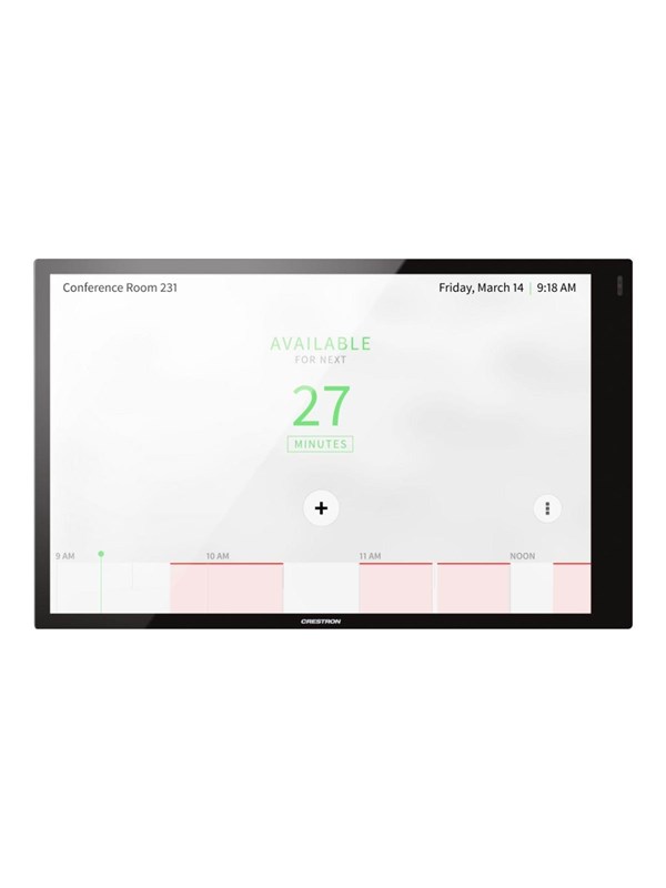 Crestron Electronics Crestron Room Scheduling Touch Screen TSS-1070-B-S - room manager - Bluetooth 80211abgnac - smooth black - Max - recommended for
