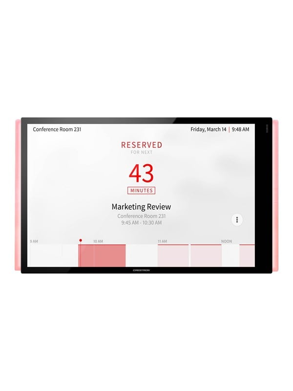 Crestron Electronics Crestron Room Scheduling Touch Screen TSS-1070-B-S-LB KIT - room manager - Bluetooth 80211abgnac - smooth black - Max - recommended for