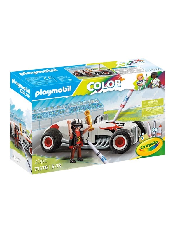 Playmobil Action - PLAYMOBIL Color Rennauto