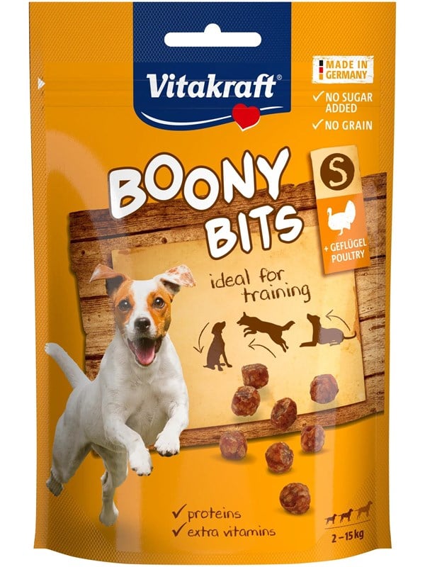 Vitakraft Boony Bits S Geflgel Hunde-Trainingssnacks 55g