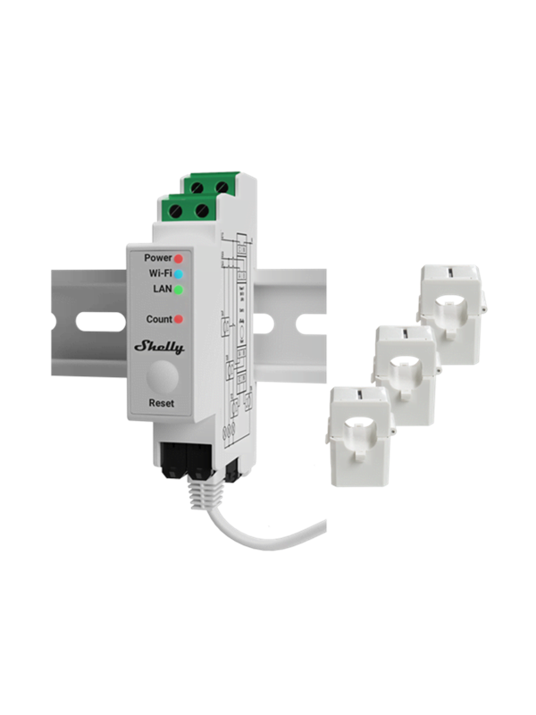 Shelly Pro 3EM-120A Energiekostenmesser