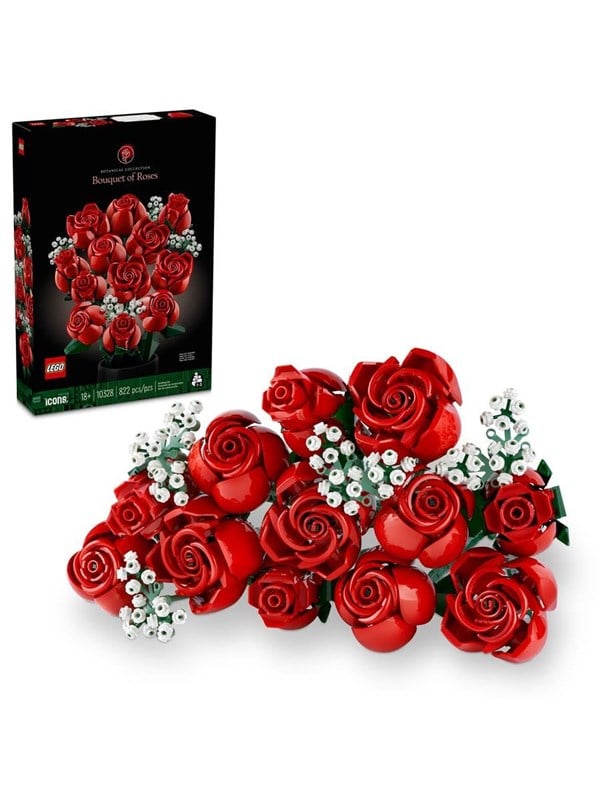 Image of LEGO Botanicals 10328 Rosenstrauß