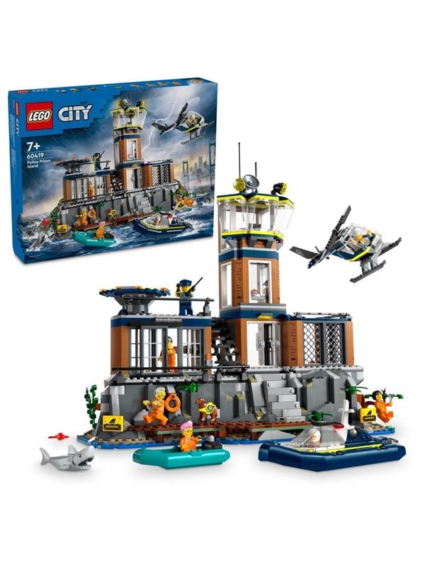 LEGO City 60419 Polizeistation auf der Gefängnisinsel