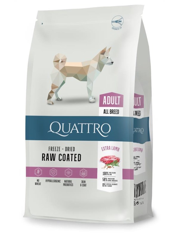 Quattro All Breed Adult Lamb  Rice 3kg