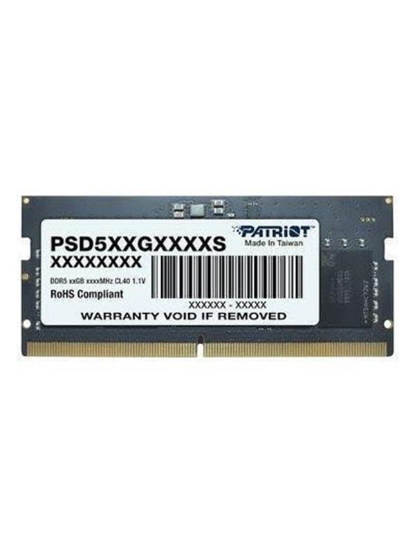 Patriot Signature Line SODIMM DDR5-5600 - 16GB - CL46 - Single Channel 1 pcs - Schwarz
