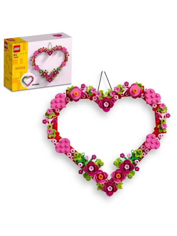 Image of LEGO Flowers 40638 Herz-Deko