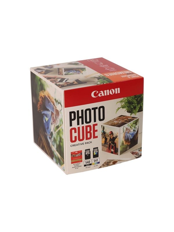 Canon Photo Cube Creative Pack - 2-pack - black colour cyan magenta yellow - original - glossy - ink cartridge  paper kit
