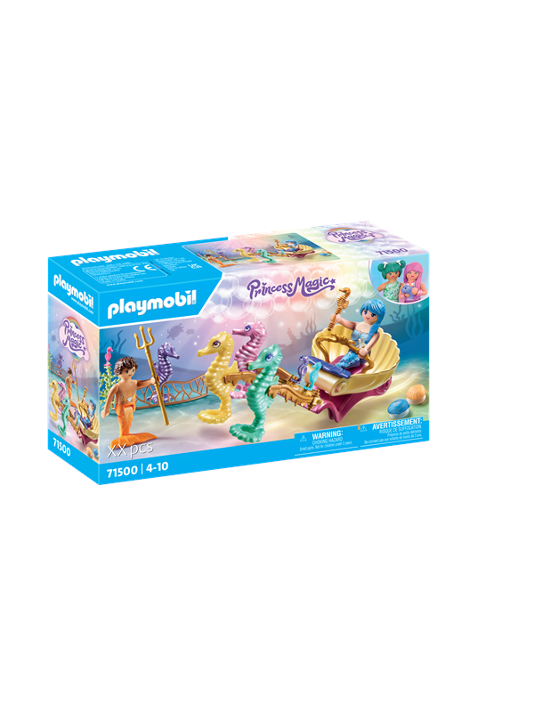Playmobil Fantasie Magie - Meerjungfrau-Seepferdchen-Kutsche