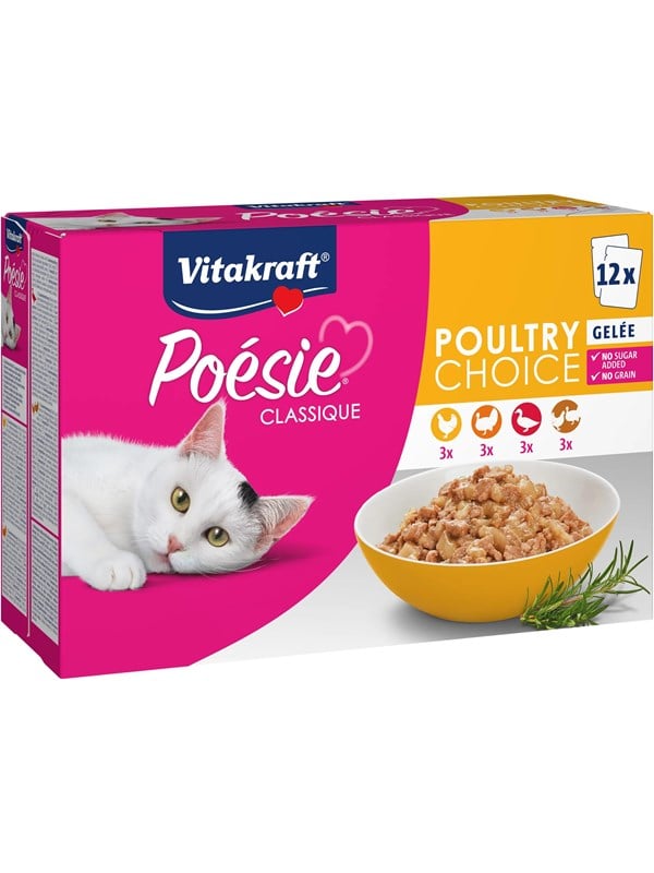 Vitakraft Posie Classique Multipack Poultry Choice 12-Pack x 85g