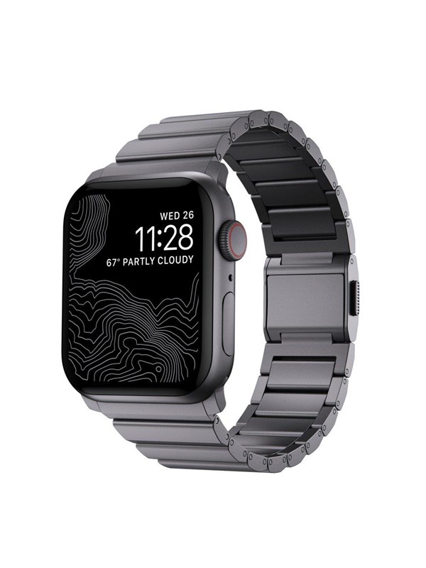 Nomad - Aluminum Band - 45mm  Space Gray