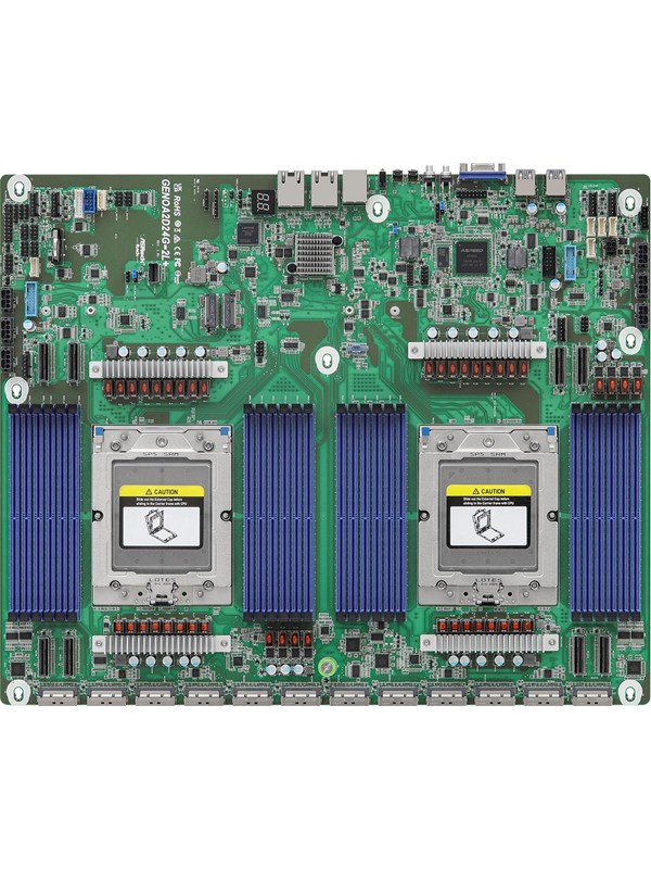 ASRock GENOA2D24G-2L+ Mainboard - LGA6096 Socket socket - DDR5 RAM - Proprietary