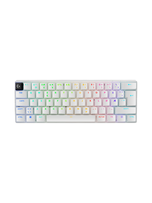 Logitech G PRO X 60 LIGHTSPEED - Gaming Tastaturen - ohne Numpad - Deutsch - Weiss