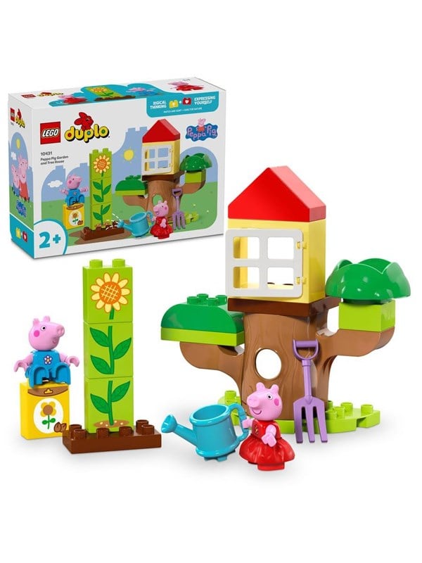 Bau-Set Garten + Spielhaus Lego Peppa Pig Duplo