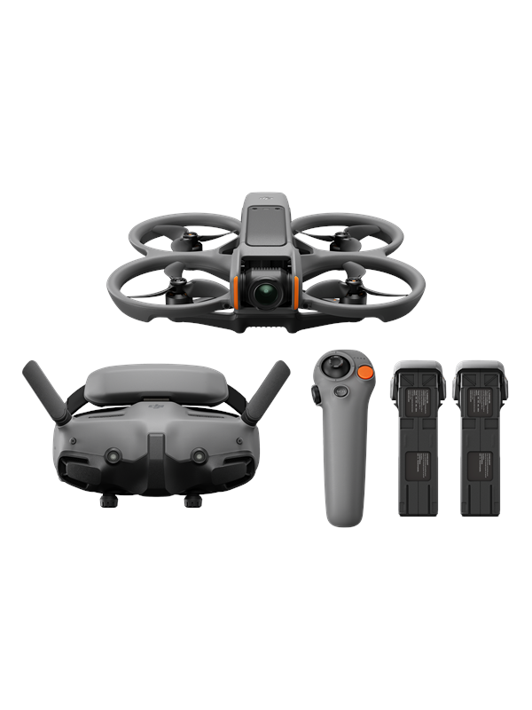 DJI - Avata 2 Fly More Combo - 2 Extra Batteries  Goggles 3  RC Motion 3 - 377 g - C1