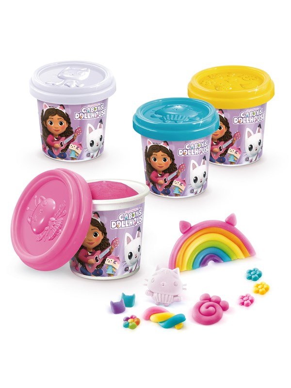 Gabbys Dollhouse Knete 4-Pack
