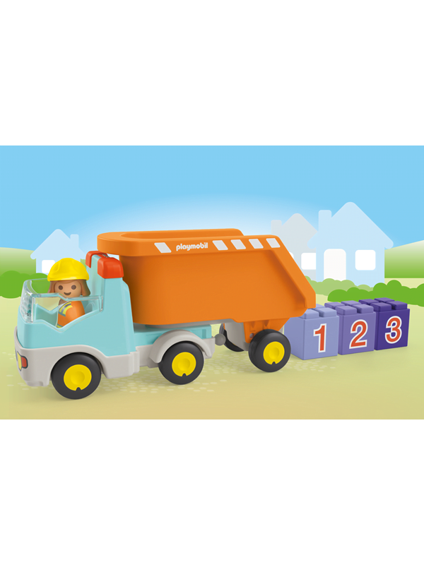 Image of Playmobil 1.2.3 - Junior Muldenkipper