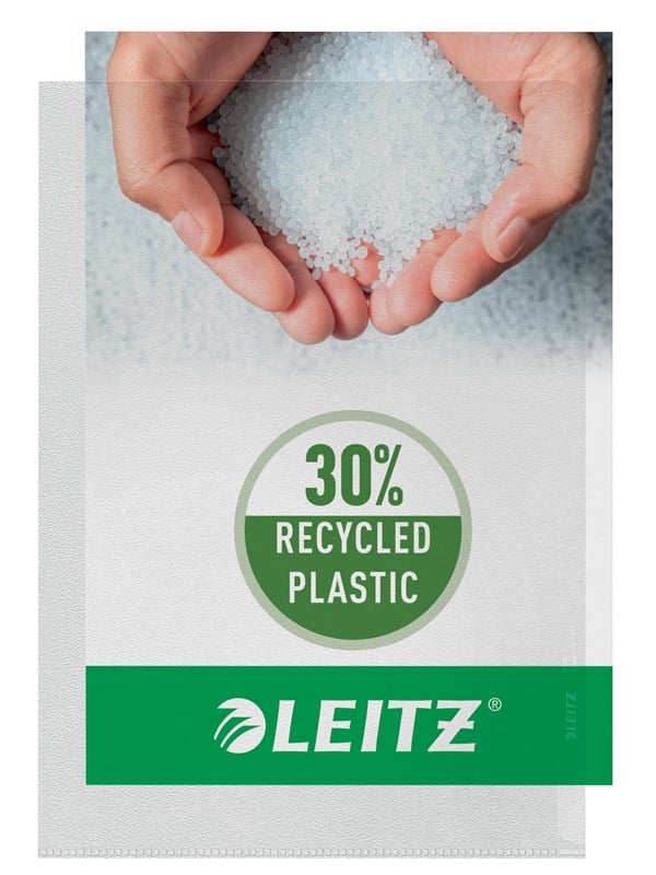 Leitz Qualitts-Sichthlle A4 30 Pre-Consumer-Recycling-Kunststoff