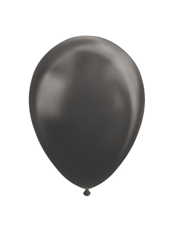 5712735016748 - Balloons Metallic Black 30cm 10pcs
