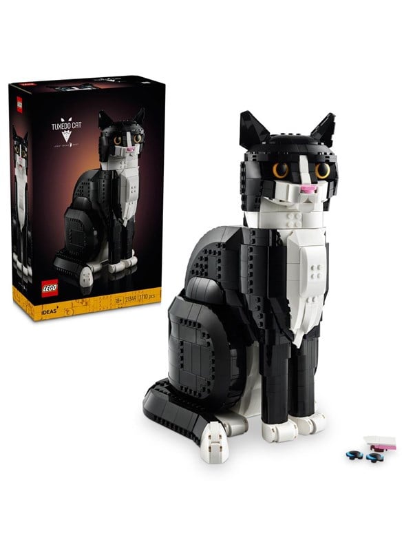 Image of LEGO Ideas 21349 Schwarz-weiße Katze