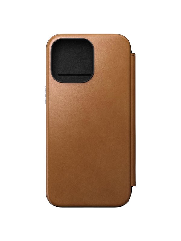 Nomad Modern Leather Folio - iPhone 15 Pro Max  English Tan   Leather