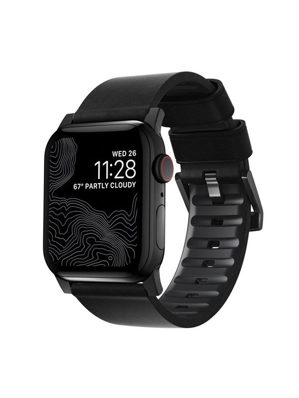 Nomad - Active Band Pro - 44mm42mm Black Hardware Black Active Leather FKM