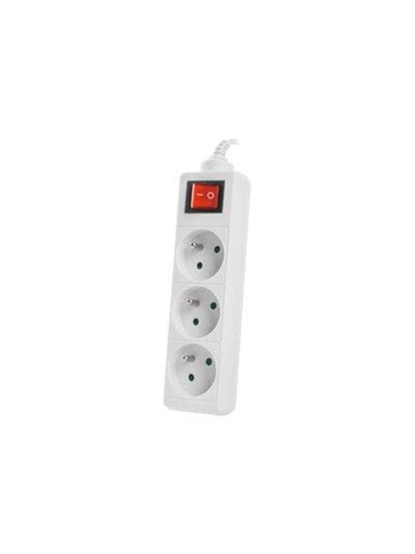 PS1-03E-0150-W mehrsteckdose 15 m 3 ac-steckdosen innen weiss - Lanberg