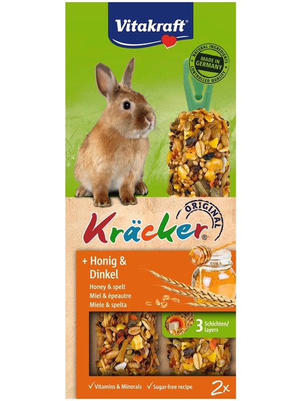 Vitakraft Krcker Honig Dinkel fr Zwergkaninchen